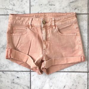 American Eagle Hi-Rise Denim Shorts